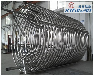 鈦盤管 制造好驗收結(jié)束！